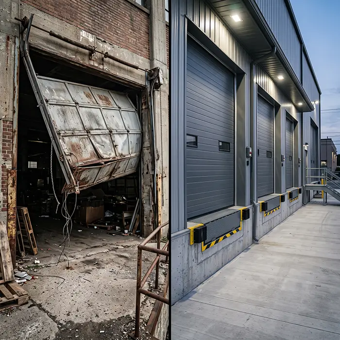 Professional commercial garage doors repair Atascocita TX