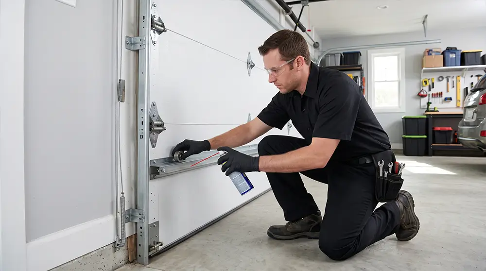 Preventive garage door maintenance service in Atascocita TX