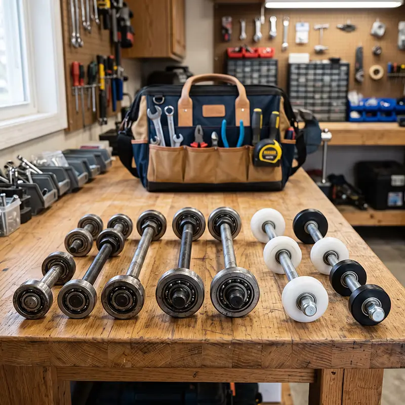 Garage door track and roller repair in Atascocita TX