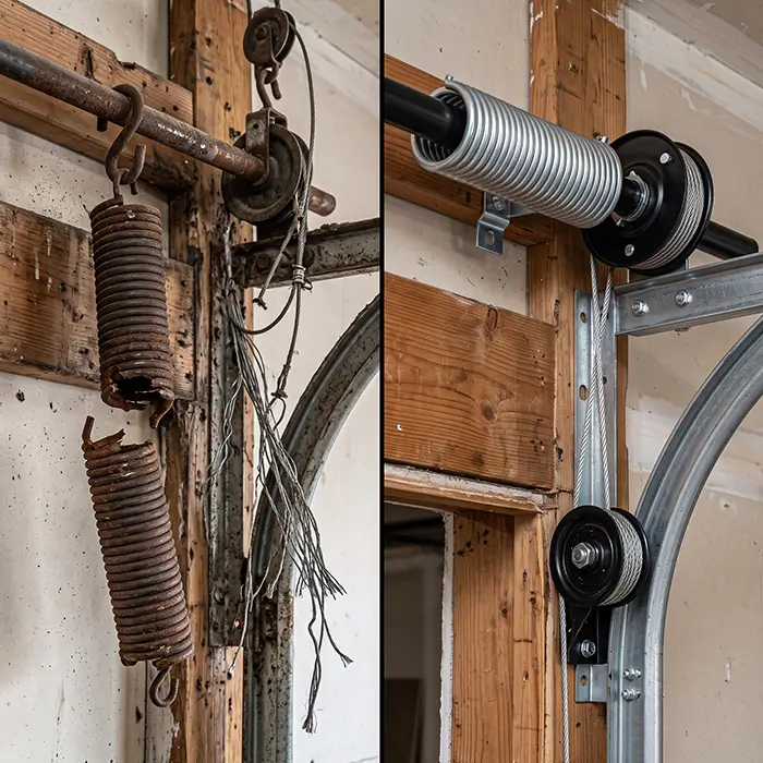 Professional garage door spring repair Atascocita TX