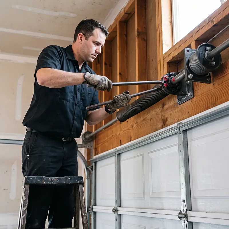 Garage door spring repair service in Atascocita TX