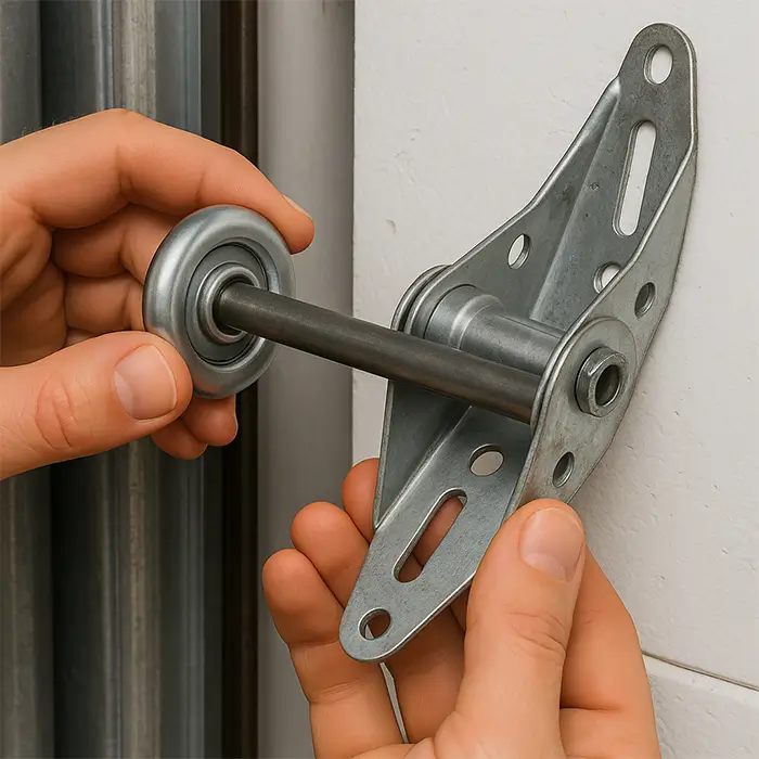 Nylon and steel garage door rollers replacement service in Atascocita TX
