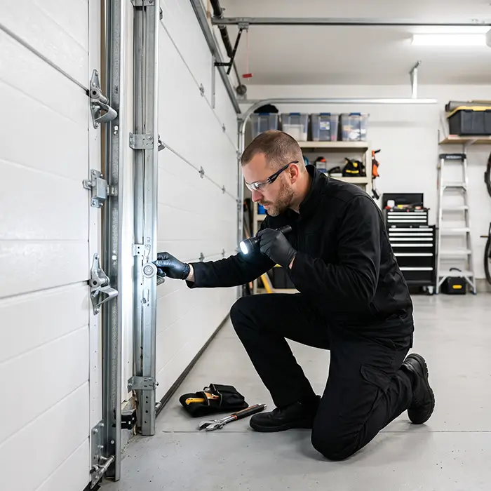Roller and track maintenance service in Atascocita TX